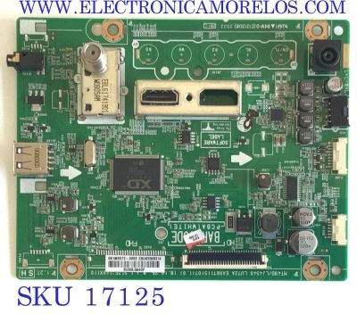 MAIN PARA TV LG / NUMERO DE PARTE EBU63906314 / EAX67115107 / 0K1M0073-0002 / XU0OL5A4GF / PANEL V236BJ1-LE2 C / MODELO 24LF454B-PU.BUSQNPM